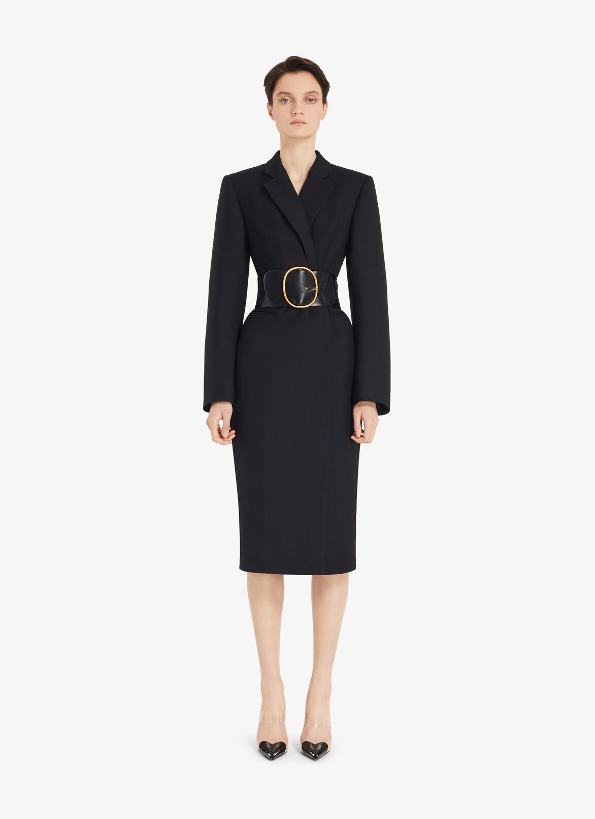 Maxi Dress-Coat ALAÏA BLACK MAXI DRESS-COAT
